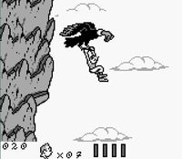 une photo d'Ã©cran de Tintin - Le Temple du Soleil sur Nintendo Game Boy